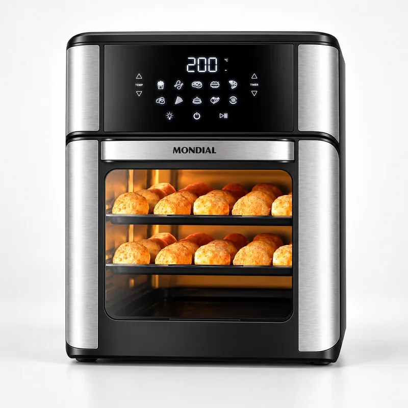 Foto 1 — Air Fryer Forno 12L Mondial AFON-12L-BI